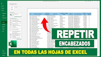 Como REPETIR Fila Superior en Todas las Hojas EXCEL 🔴 Como REPETIR Fila Superior en Todas las Hojas EXCEL 🔴