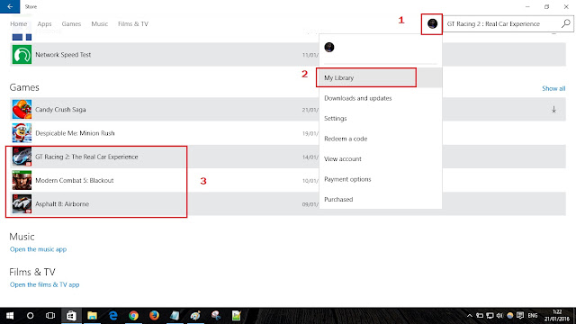 cara membuka game gratis windows 10