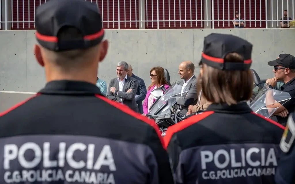 Imagen de Fernando Clavijo, el martes durante una visita a las instalaciones donde se celebró la fiesta (Canarias7).