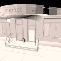 3d model SuperMarket Shop