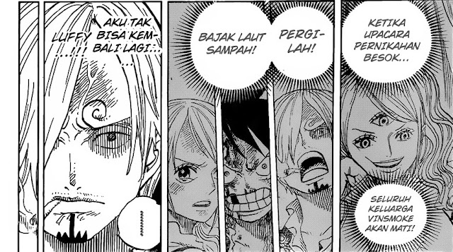 Sinopsis One Piece Chapter 854: Sanji Pulang Ke Bajak Laut Topi Jerami