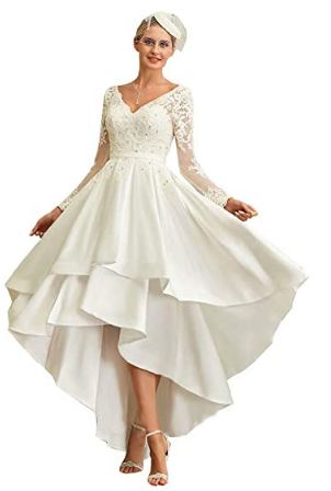 High Low Lace Wedding - Dresses Tulle