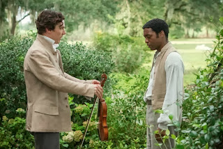 Benedict Cumberbatch and Chiwetel Ejiofor in 12 Years a Slave, directed by Steve McQueen