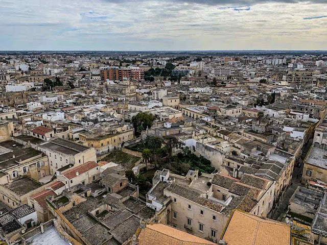 The historical centre of Lecce, view from the Bell Tower