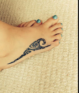 star tattoo ideas on foot for female