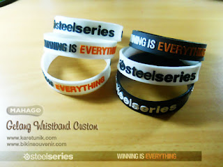 JUAL GELANG KARET JUAL WRISTBAND RUBBER CUSTOM