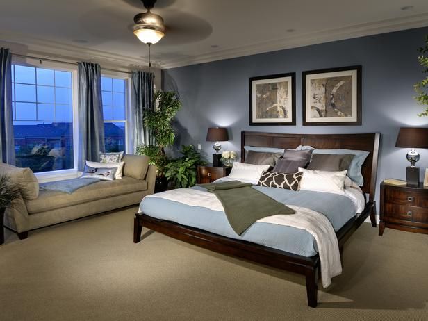 New Blue and Brown Bedroom Decorating Ideas