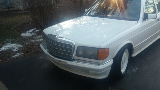 mercedes w126 500 sel amg grill