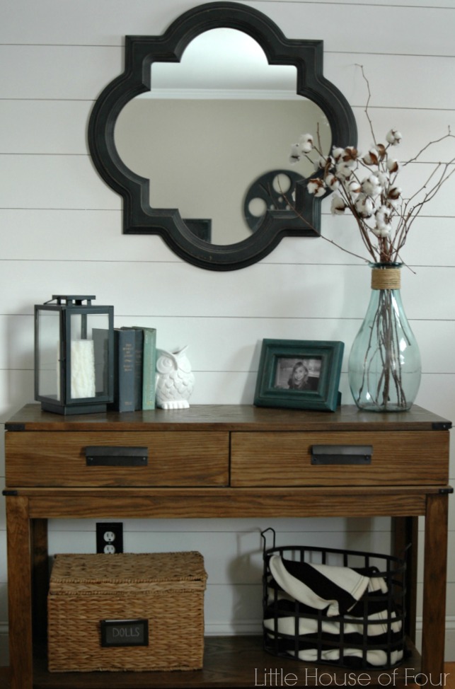  Entryway  Reveal DIY Plank Wall  Tutorial Little House 