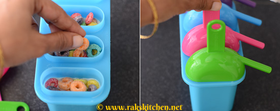 how to make cereal popsicle 3