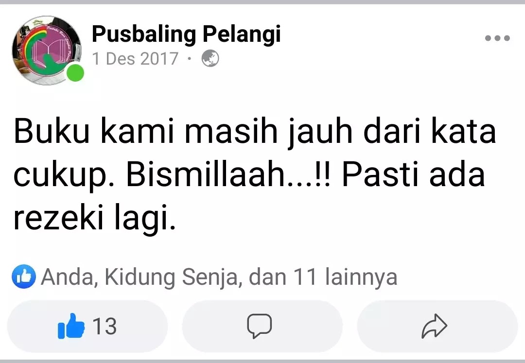 kekurangan buku