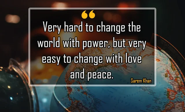 Quotes about changing the world