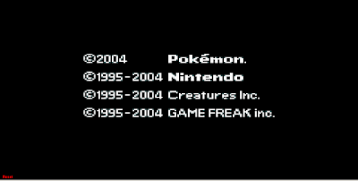 pokemon gba start screen