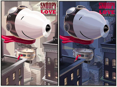 Peanuts Valentine’s Day Prints by Laurent Durieux - “Snoopy LOVE” Standard Edition & My Blue Valentine Variant Edition “Snoopy LOVE”