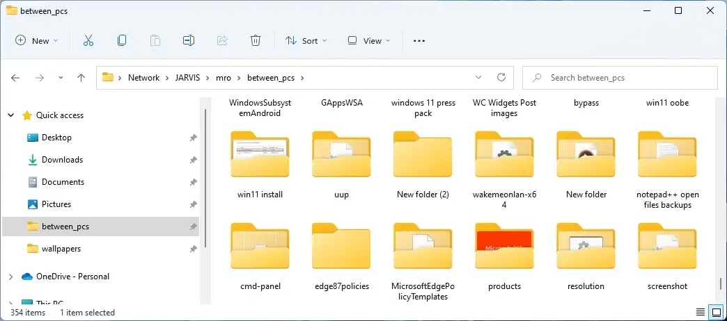 file explorer folder preview windows 11 22557