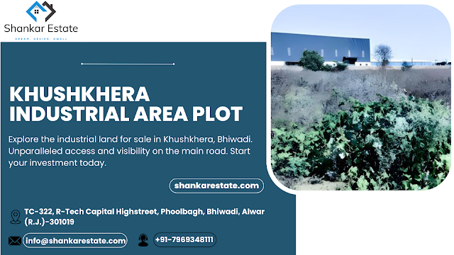 khushkhera industrial area plot