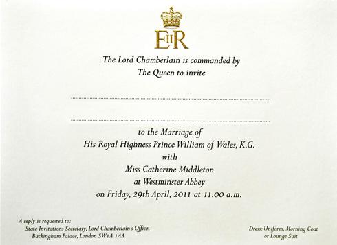 List Wedding on Royal Wedding Guest List