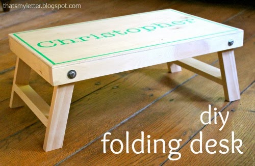 DIY Folding Desk - Jaime Costiglio