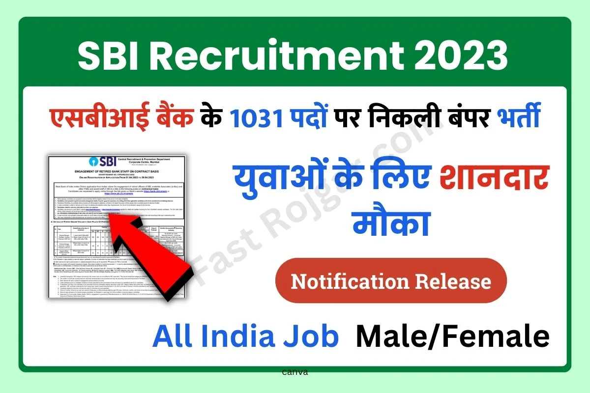 SBI Recruitment 2023