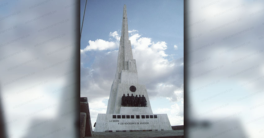 DRE Ayacucho recuerda a directivos sobre el cierre del Obelisco de la Pampa de la Quinua - Huamanga