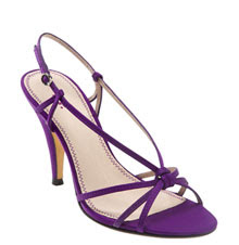 Purple wedding shoes