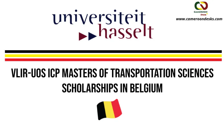 Study in Belgium: Hasselt University Masters Scholarships In Transport Sciences 2024/2025 For Students From Developing Countries