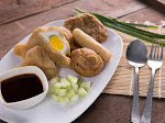 Pempek Palembang, which is very delicious typical Indonesian food