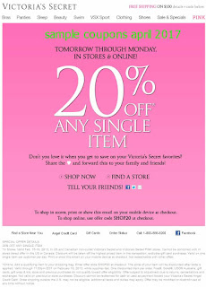 Victoria's Secret coupons april