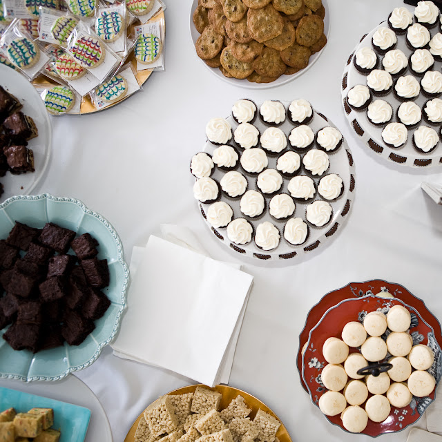 Sweets from Cake Bar, Parchment, Bake All The Things, and Baker Bliss Maker benefitting Share Our Selves at Creative Outlet Studios' Etsy Craft Party