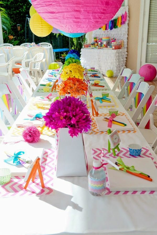 Ideas  for Table decoration  for birthday party  of your child 