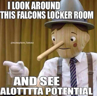 I look around this falcons locker room and see alotta potential