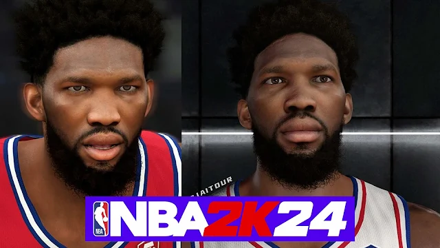 NBA 2K24 Joel Embiid Cyberface & Body Update