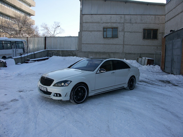 mercedes w221 wald white