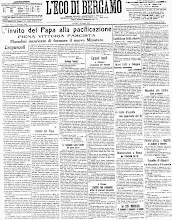 l' ECO DI BERGAMO 30 OTTOBRE 1922