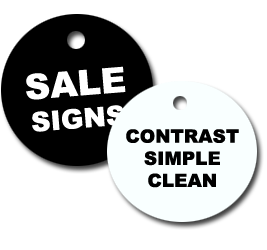 sale signs