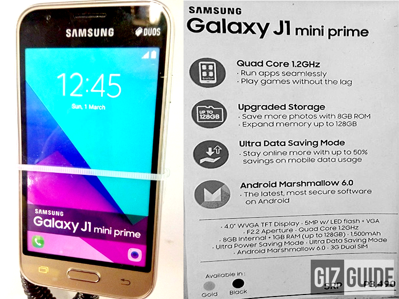 Samsung Silently Launches Galaxy J1 Mini Prime In The ...