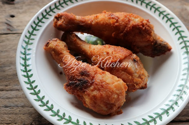 Ayam Goreng Bawang Putih Dan Halia - Azie Kitchen