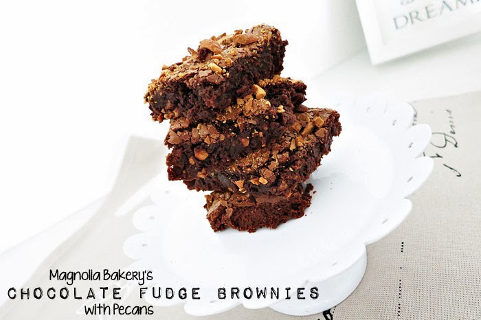 Magnolia Bakery's Chocolate Fudge Brownies with Pecans 