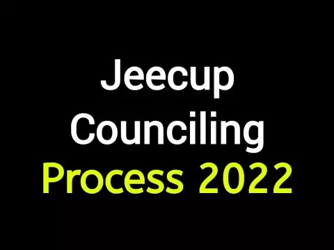 Jeecup Counciling 2022 Jeecup.Admission.nic.in