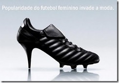 Futebol feminino invade moda