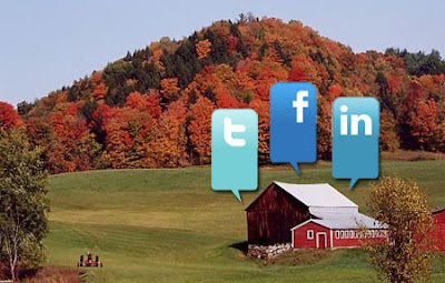 Social media connect farmers with local customers.