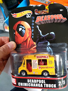 Hot Wheels Retro Entertainment Deadpool Chimichanga Truck