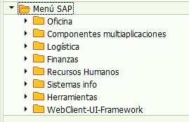 Menu SAP - Consultoria-SAP.com