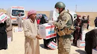 Turki Distribusikan Bantuan Pangan ke Suriah Utara