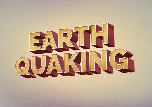Earth Quaking Text Effect PSD