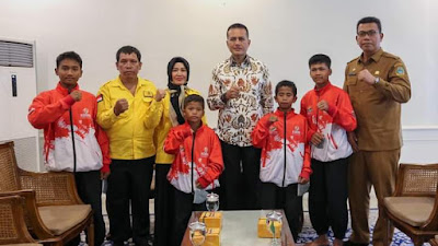 Ijeck Apresiasi 4 Anak Berbakat Asal Kabupaten Samosir