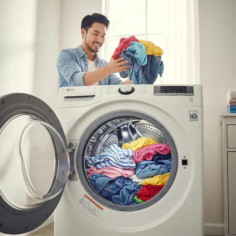 LG Large Capacity Washing Machine – Ideal for Families and Heavy Laundry Loads