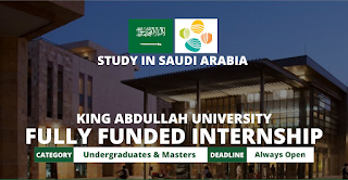 KAUST VSRP Internship Program in Saudi Arabia 2023/2024