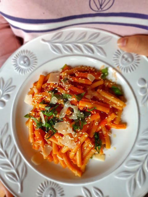 Maccheroncini al forno con verdure