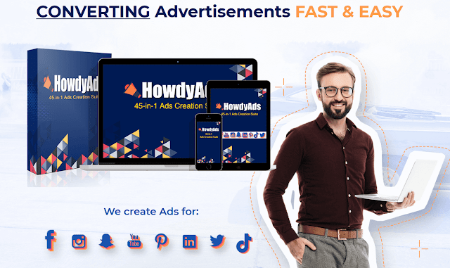 HowdyAds Review and Bonus: 45-in-1 Ads Creation Software Howdy Ads OTO and DEMO